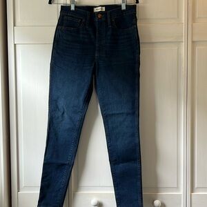 Madewell 10” high-rise skinny, size 28 Like New